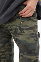 CZ Washed Camo Loose Trousers