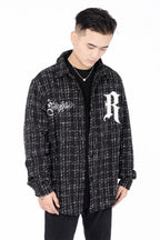 Sempre Embroidered Checkered LS Shirt