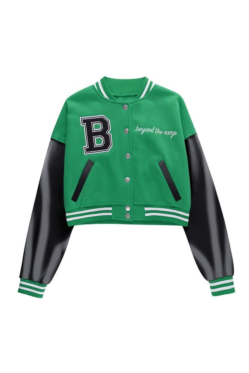 CZ B Embroidered Varsity Jacket
