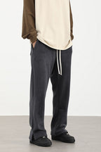 Slit Straight Sweatpants