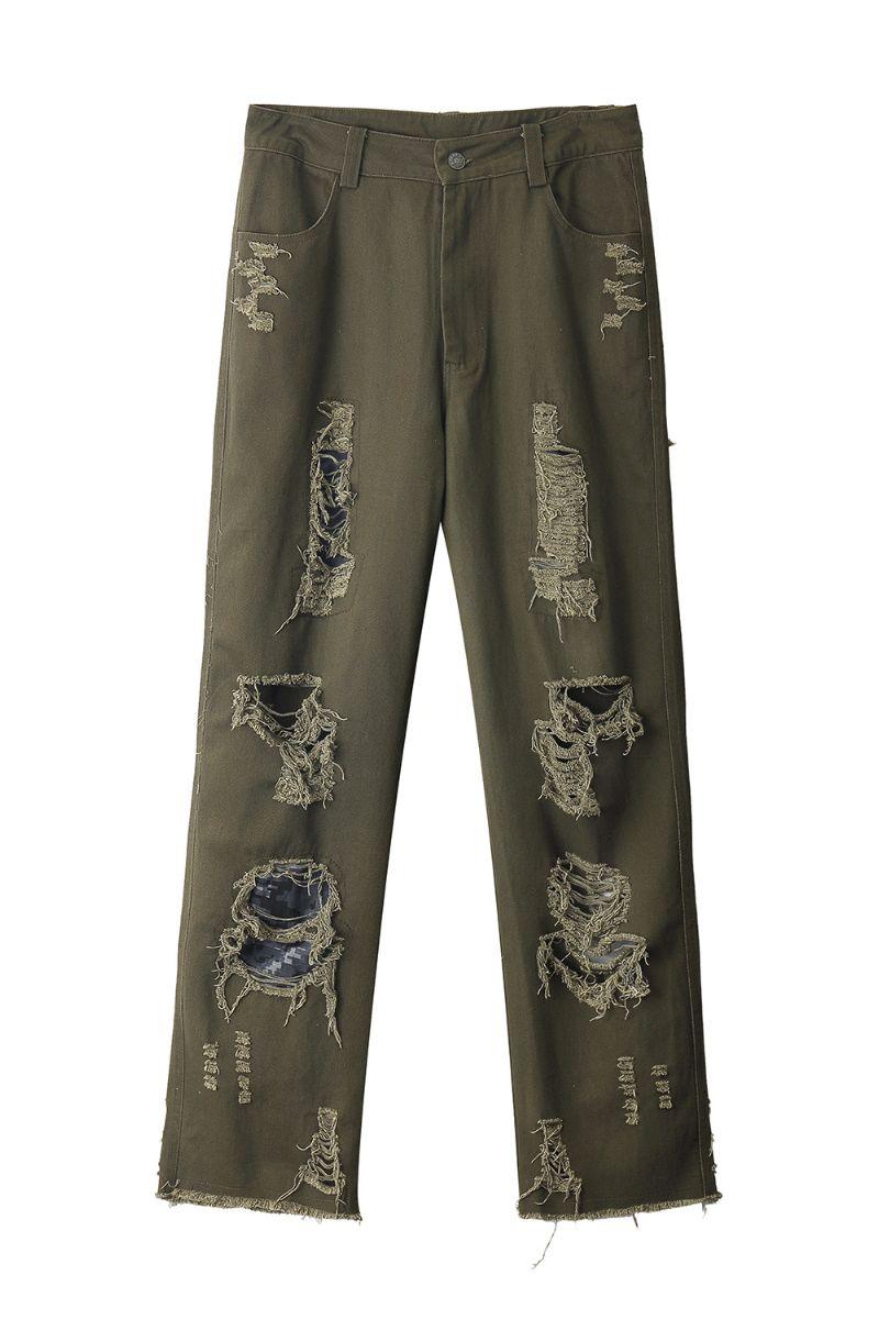 CZ ED Embroidered Washed Trousers - UK Only