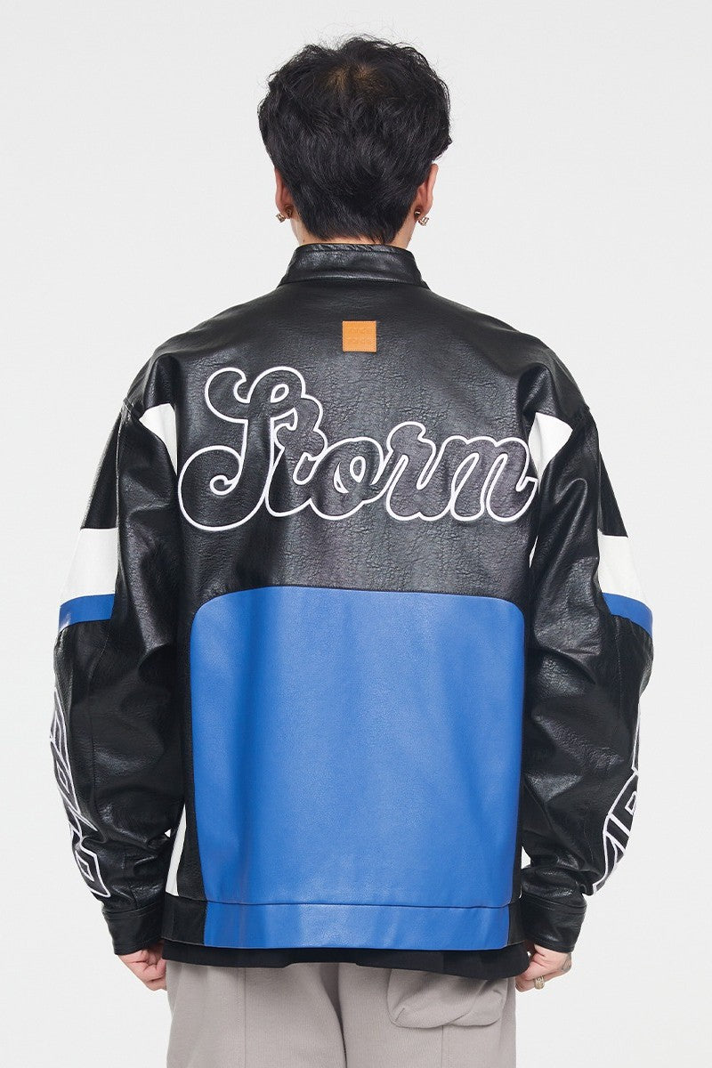 F2CE Logo Lether Jacket