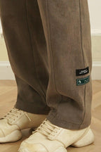 Empty Reference Loose Straight Trousers