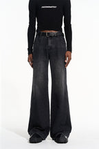 Layered Stitched Jeans