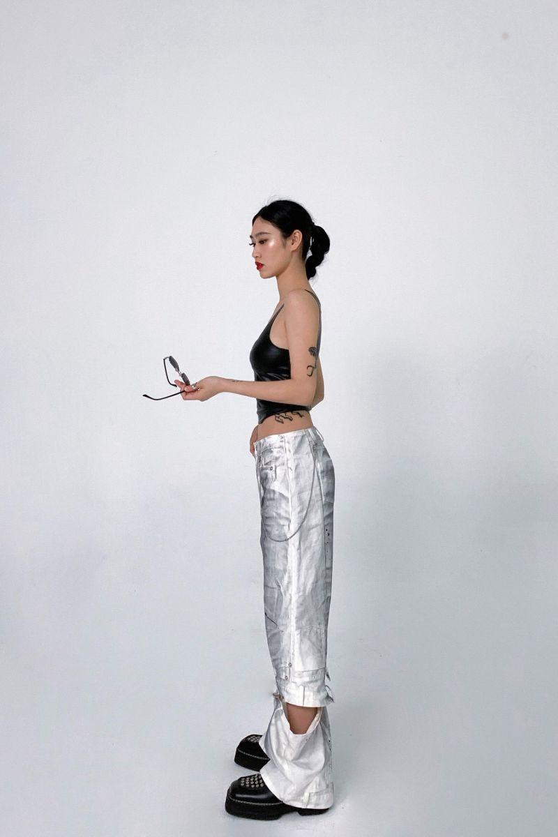 CZ Splash Ink Zipper Trousers