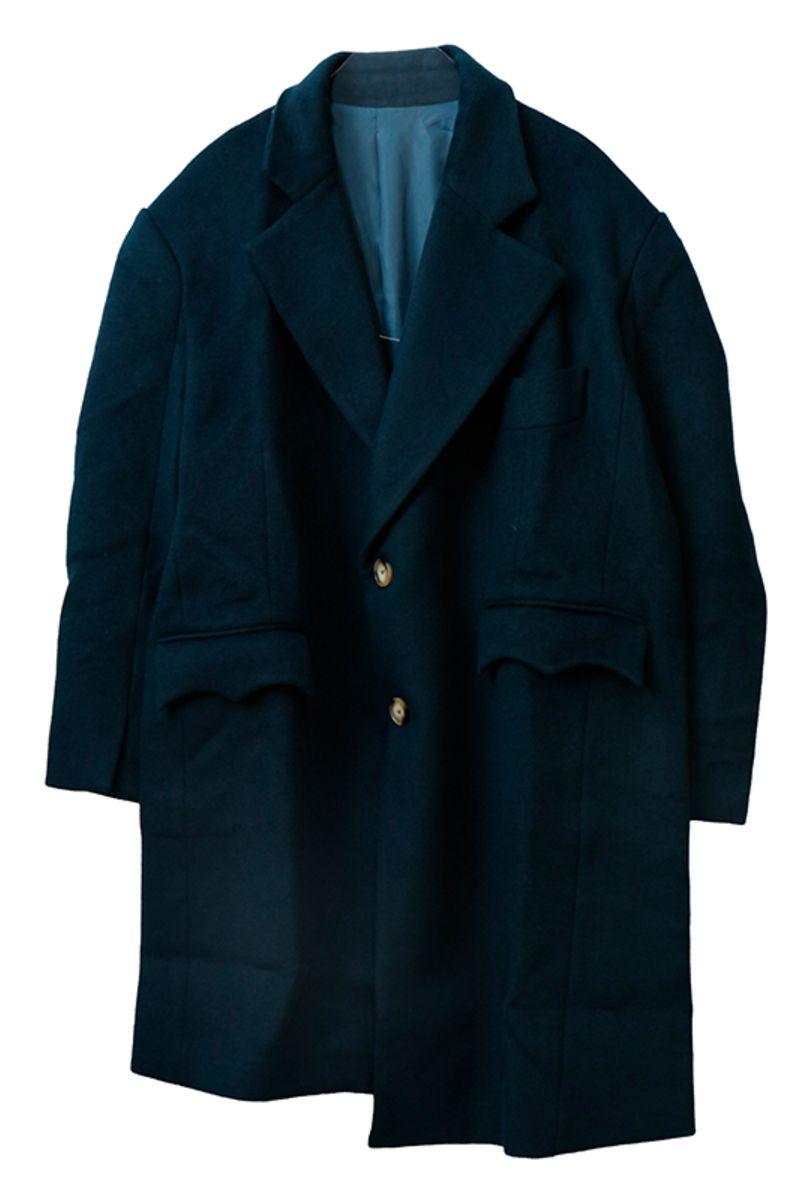Mix7 Asymmetrical Woolen Coat