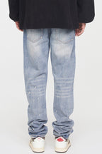 F2CE Storm Embroidered Straight Jeans