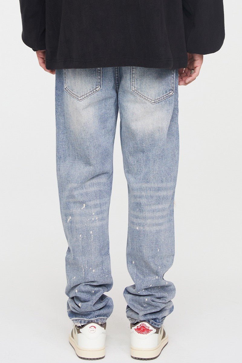 F2CE Storm Embroidered Straight Jeans