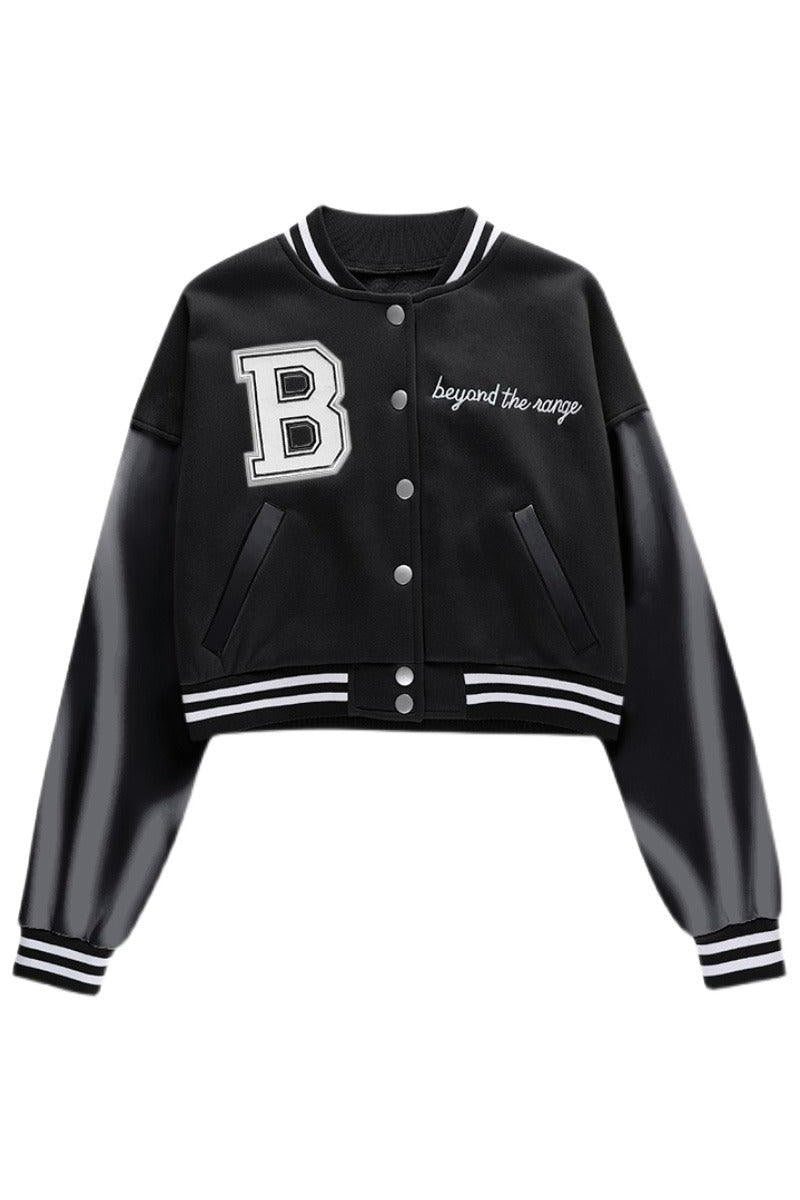 CZ B Embroidered Varsity Jacket
