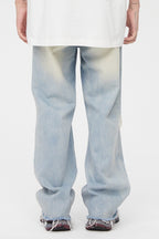 Ripped Loose Flared Jeans