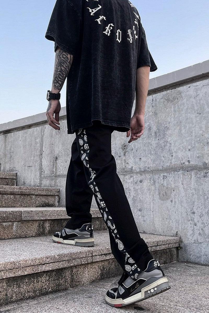 CZ Paisley Side Print Pants