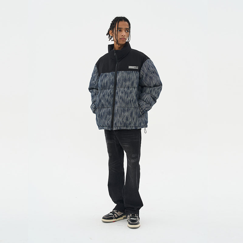 H/C Custom Denim Padded Down jacket