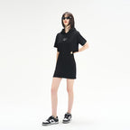 Hollow Waist Logo Dress