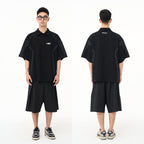 Nylon Stitching Polo Shirt