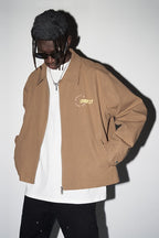 H/C Cartoon Face Foam Print Jacket