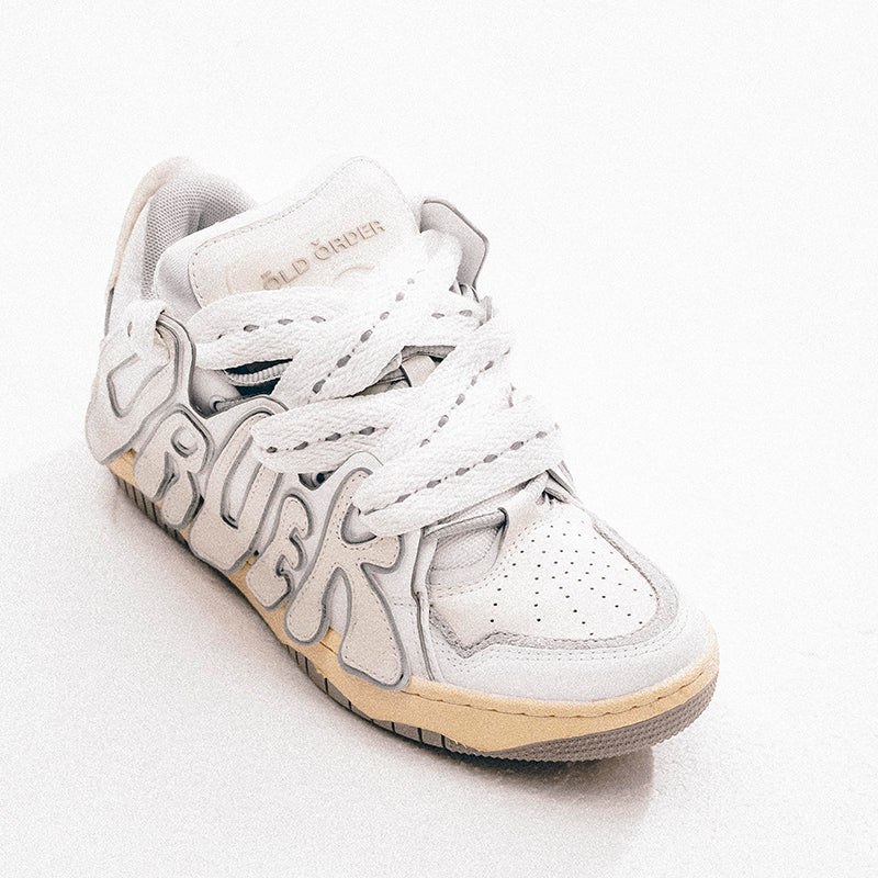 Retro Skater 001 White Shoes