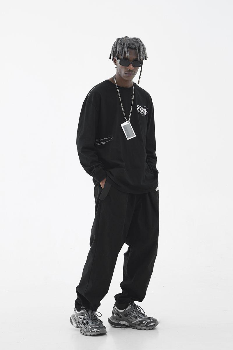 H/C Pleated Logo Trousers - UK Only