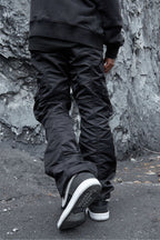 STEEPC Multi Pocket Flared Trousers