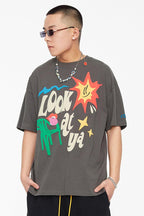 Foam Print Spark Tee