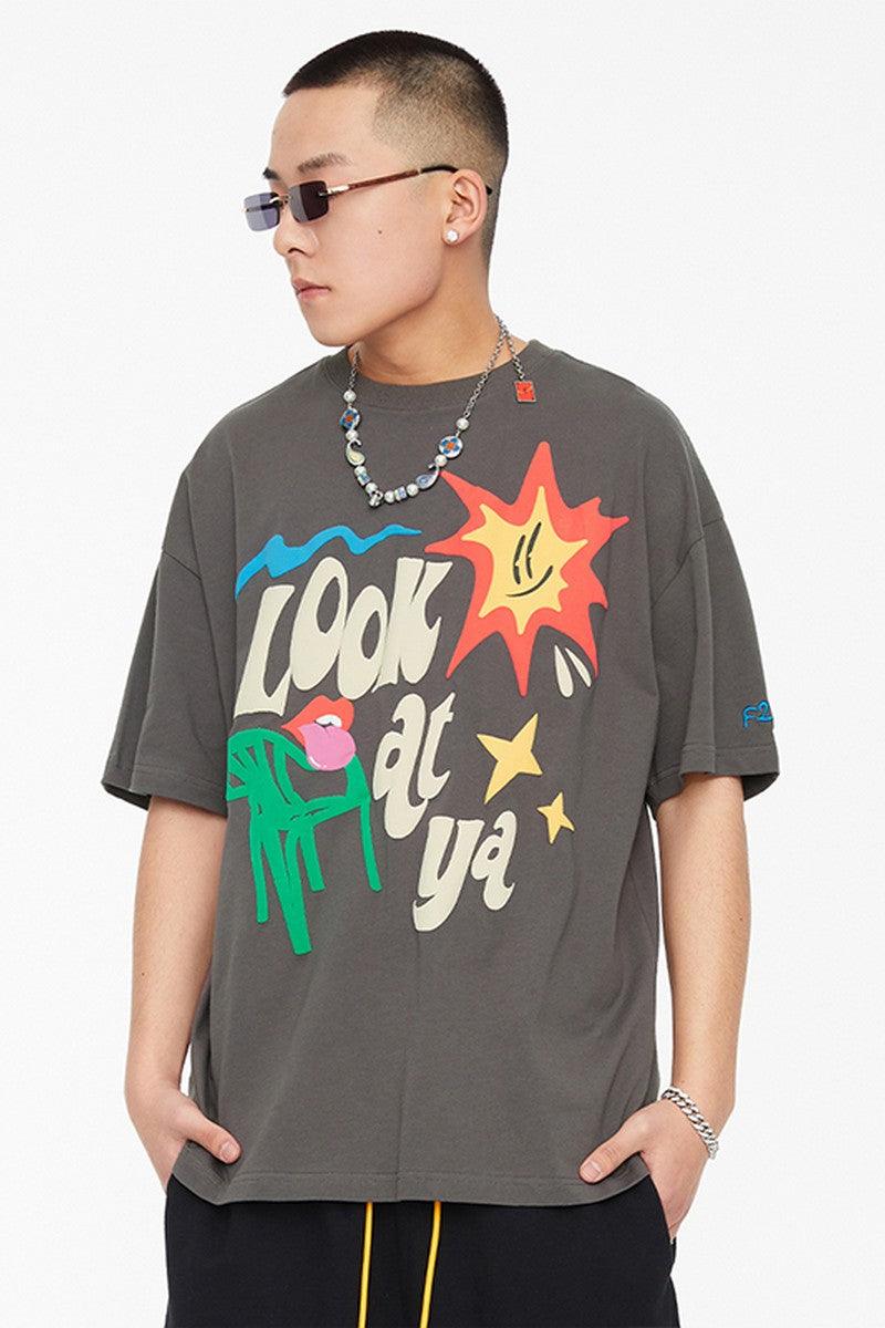 Foam Print Spark Tee