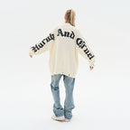 H/C Gothic Logo Printed Cardigan