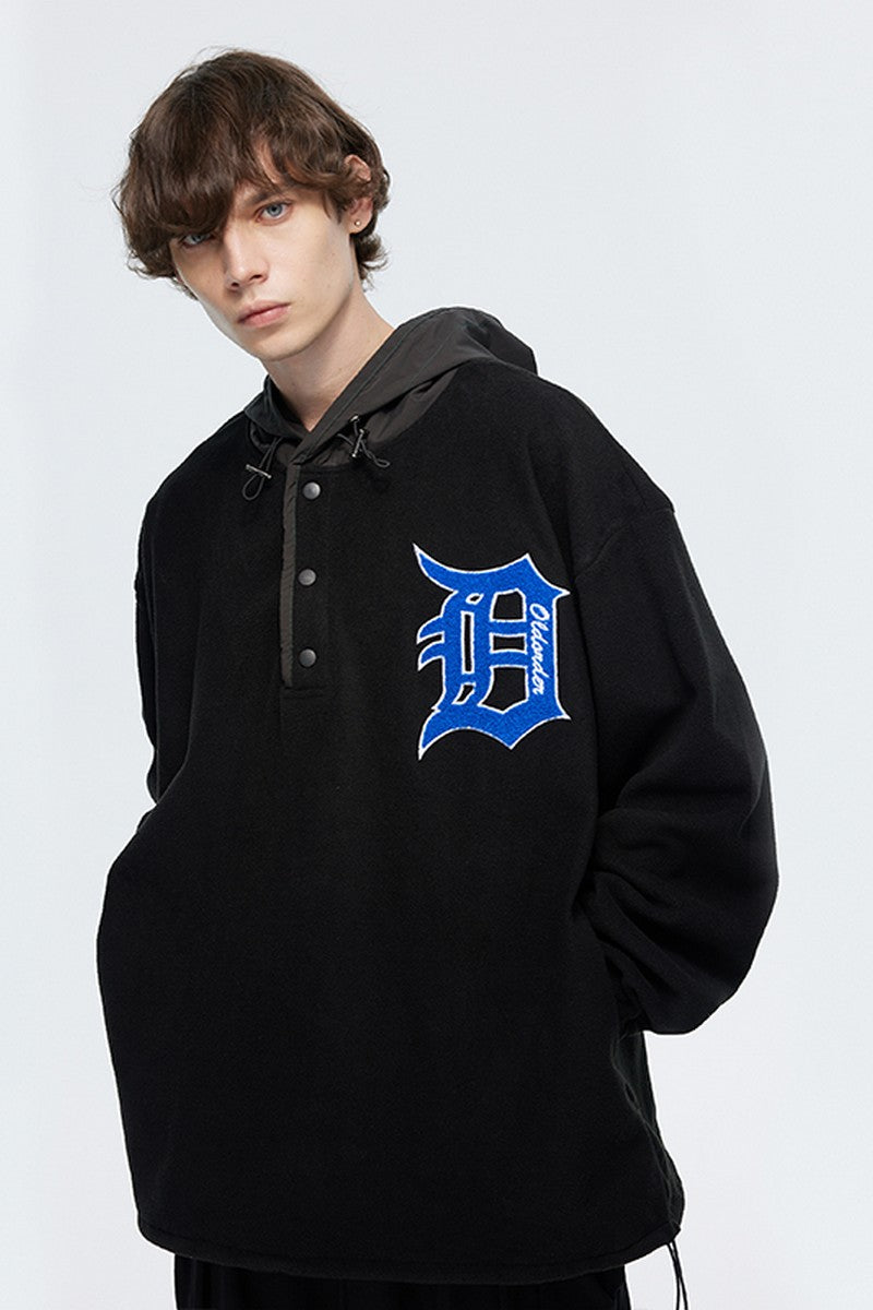Old Order Gothic Logo Embroidered Hoodie