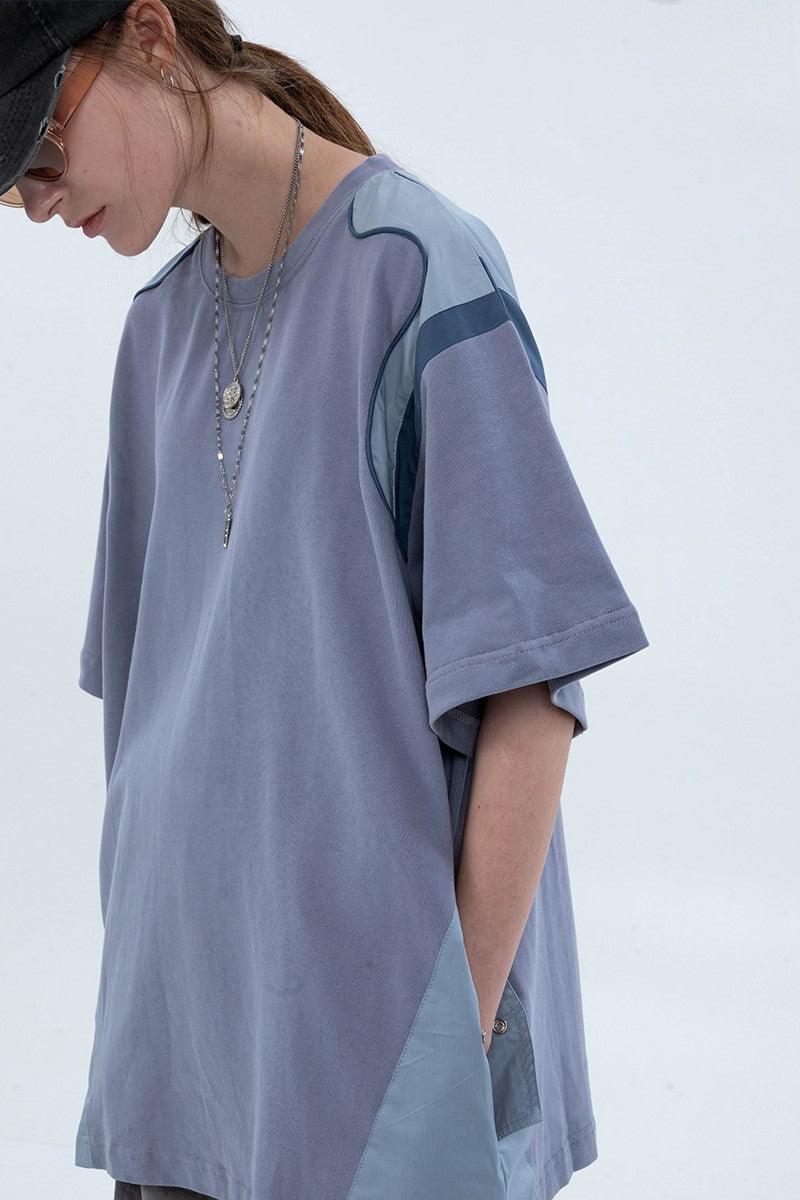 Center of Rotation Futuristic Shape Stitched Tee