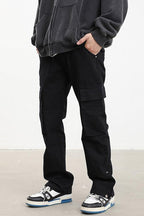 Button Up Cargo Trousers
