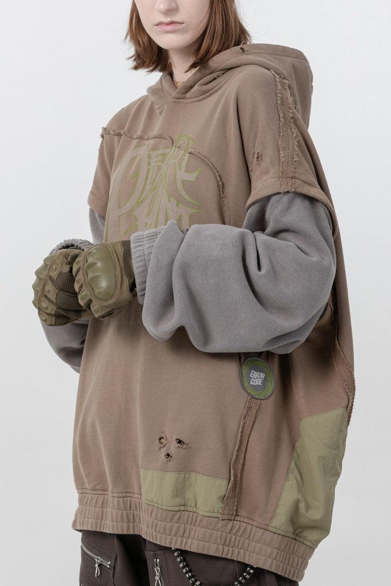 Error Code Ripped Washed Sweatshirt