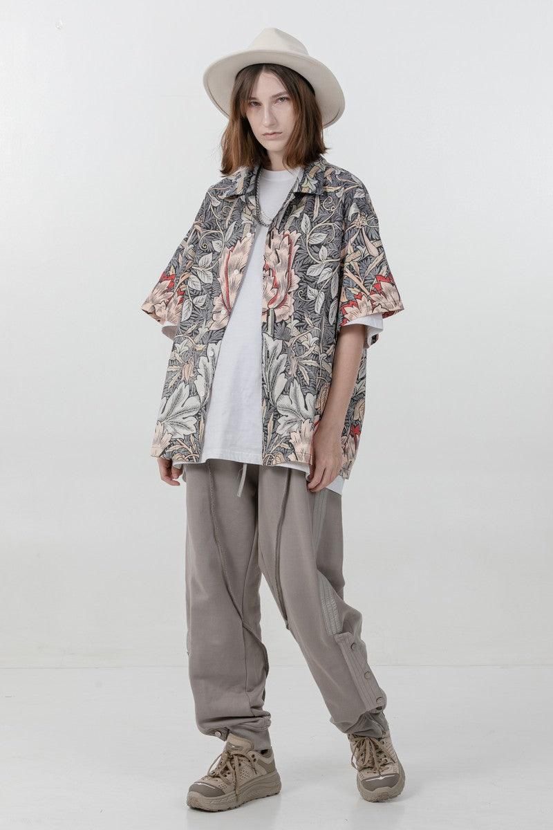 Error Code Flower Full Print Cuban Shirt