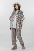 Error Code Flower Full Print Cuban Shirt