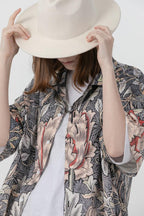Error Code Flower Full Print Cuban Shirt