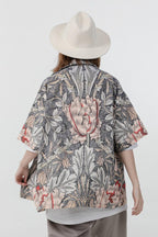 Error Code Flower Full Print Cuban Shirt