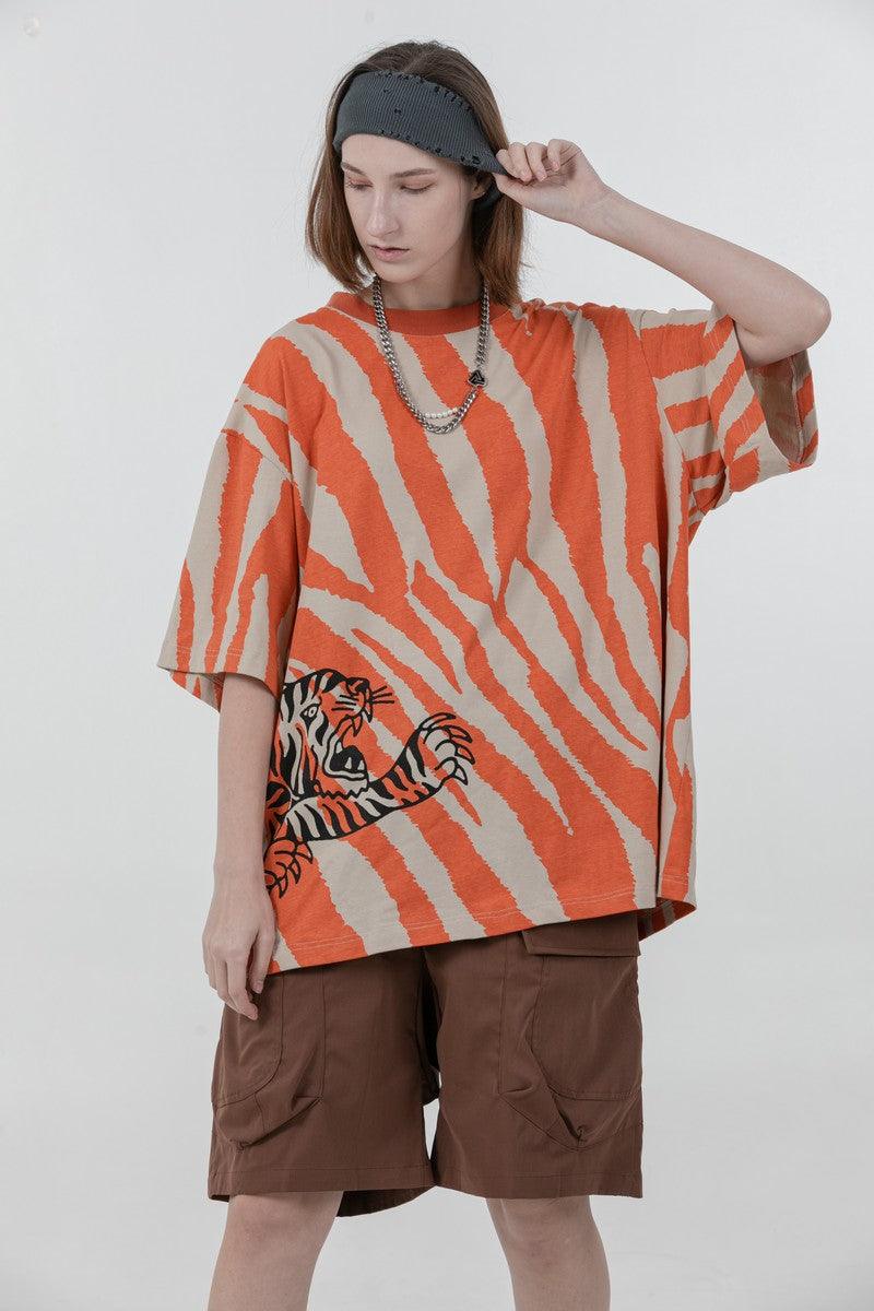 Error Code Tiger Print Tee