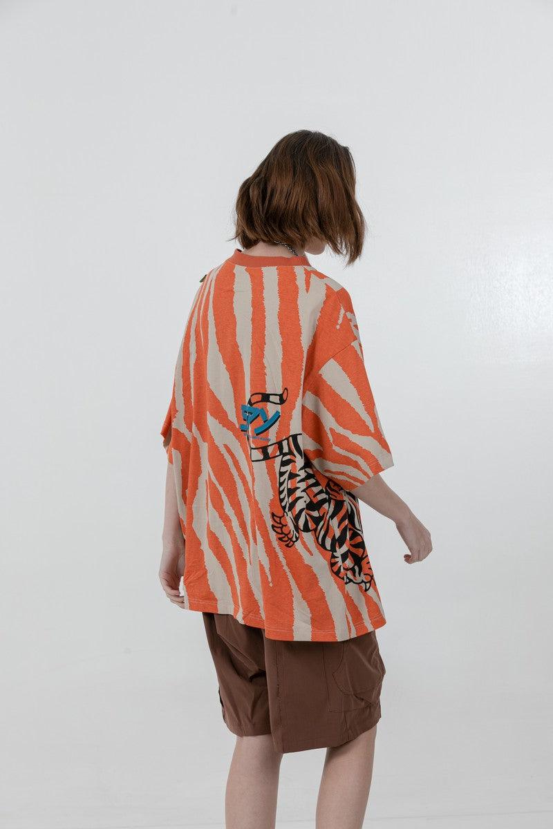 Error Code Tiger Print Tee