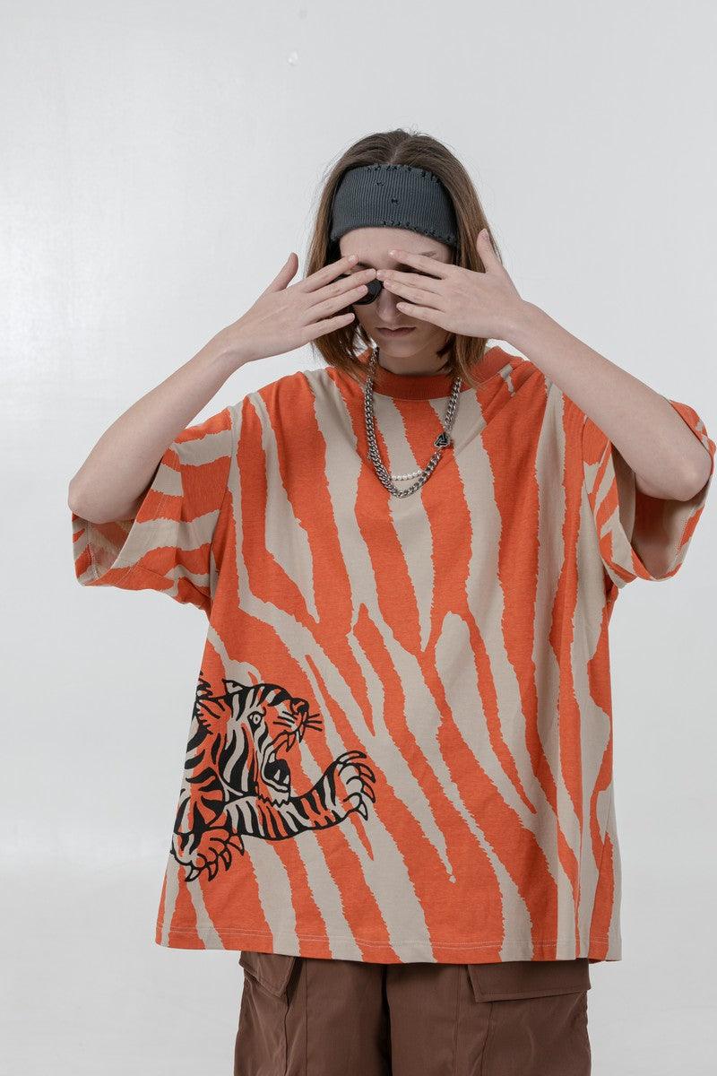 Error Code Tiger Print Tee