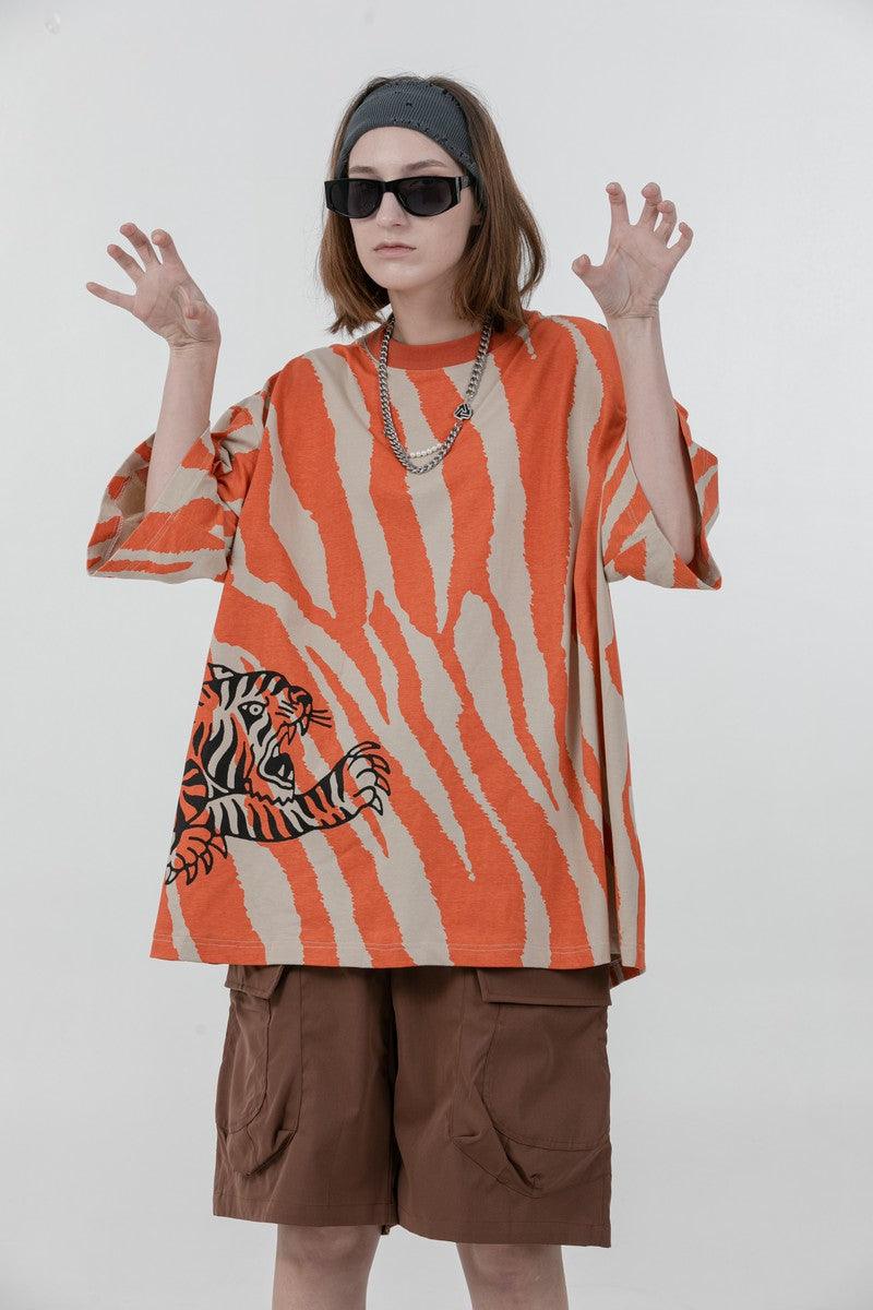 Error Code Tiger Print Tee