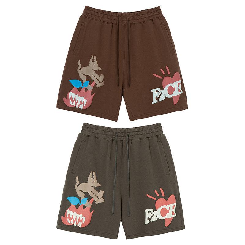 F2CE Foam Print Logo Shorts