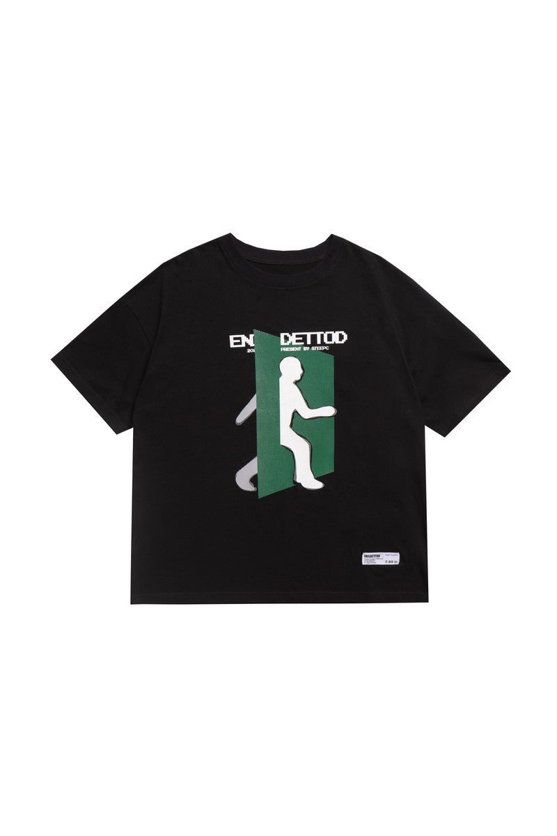 STEEPC Dimensions Printed Loose Tee