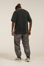Empty Reference Smiley Logo Casual Pants
