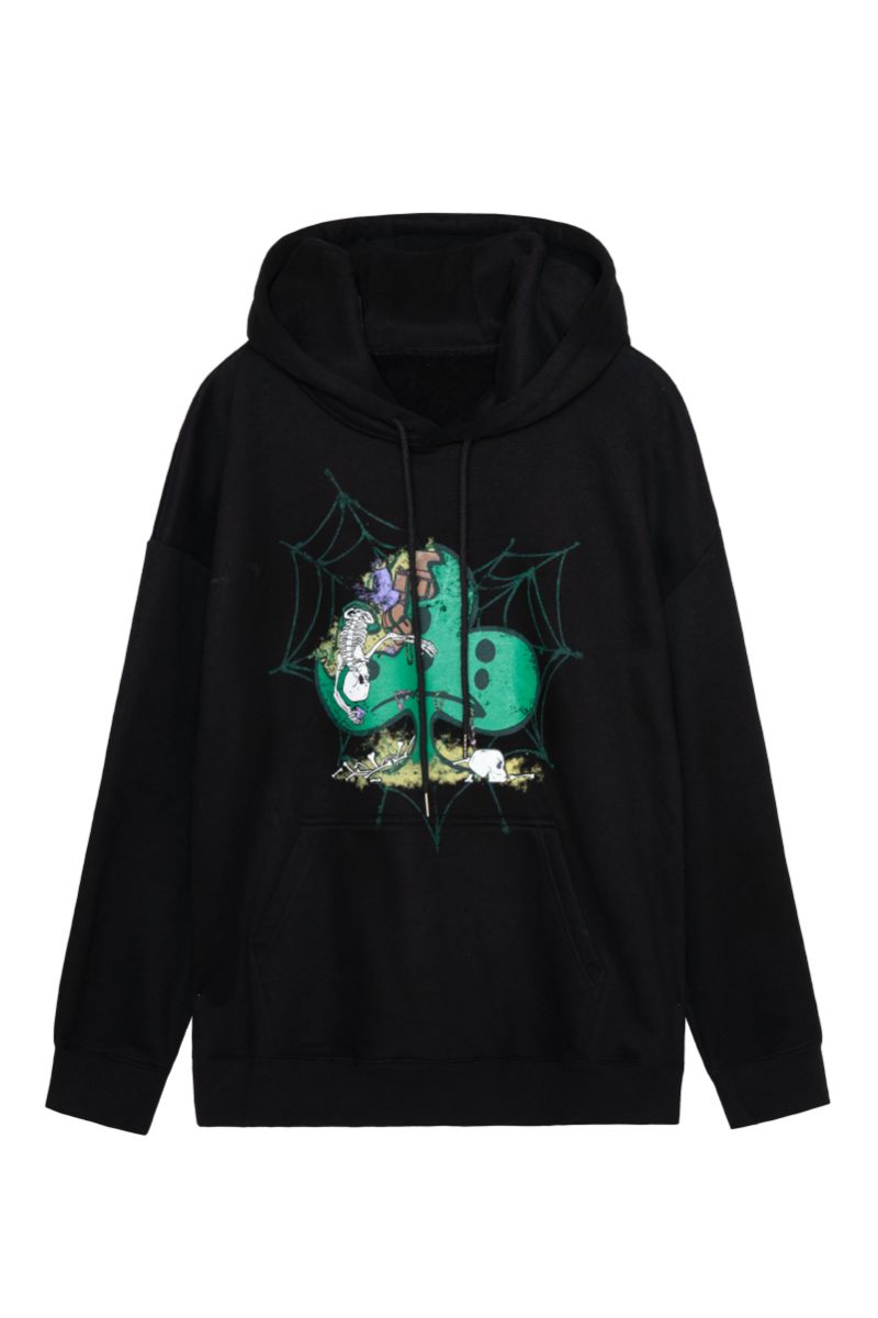 STEEPC Flower Print Hoodie