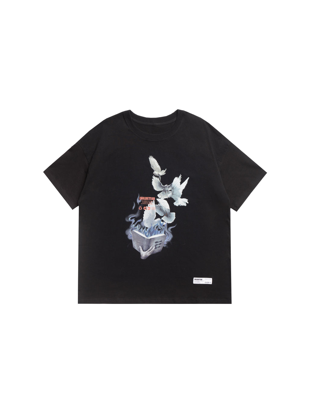 STEEPC Magic Pigeons Print Tee
