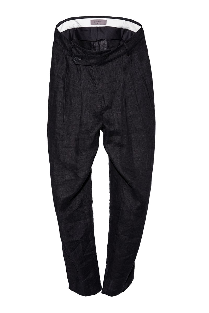 Unknown World Belt Straight Trousers