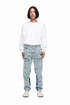 Old Order Front Pockets Washed Jeans