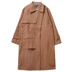 Mix7 Oblique Long Coat