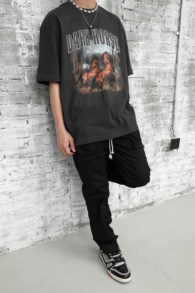 CZ Dark Horse Print Retro Tee