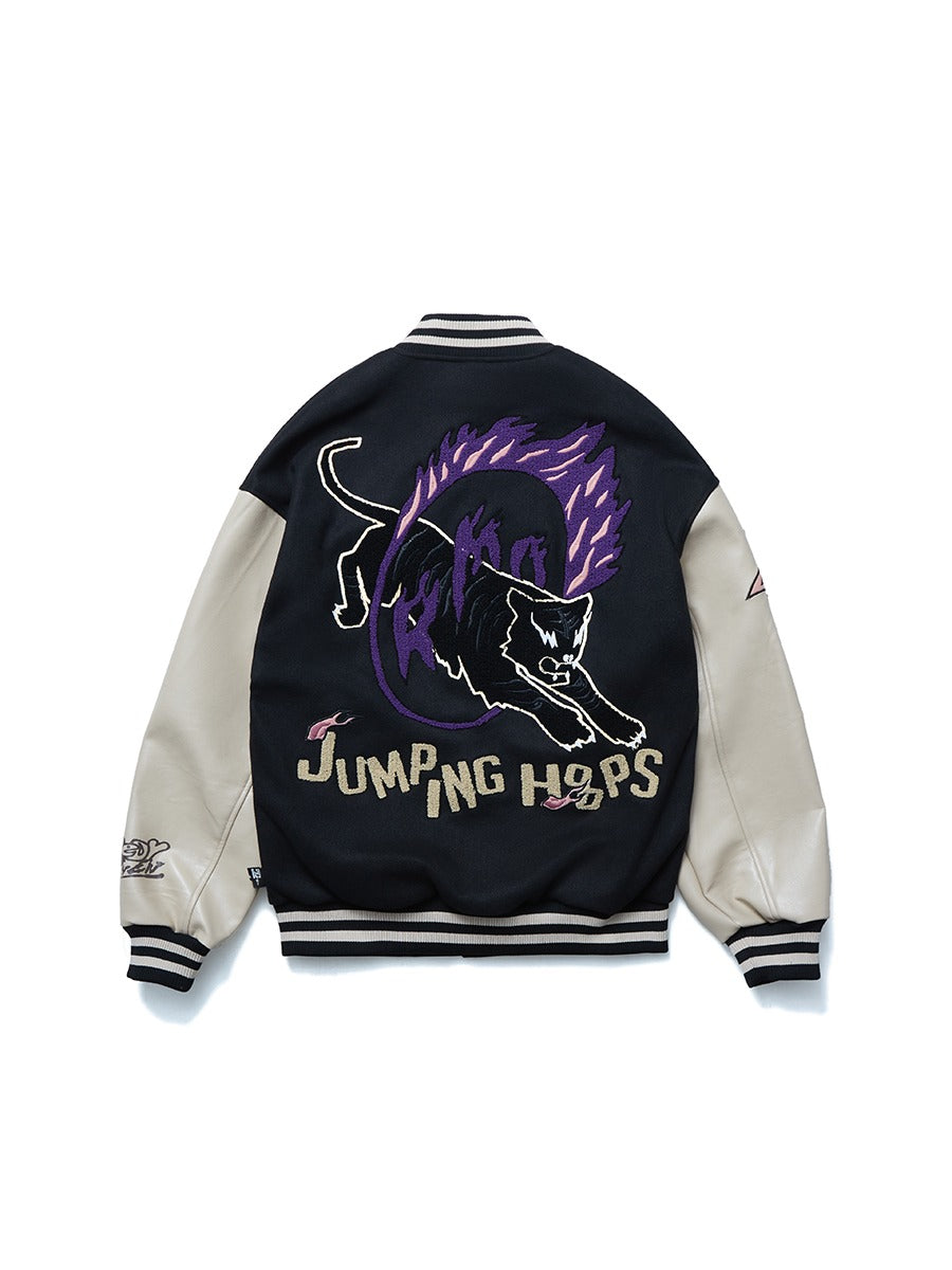 RMY Black Tiger Retro Varsity Jacket