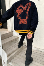 CZ ED Embroidered Corduroy Jacket