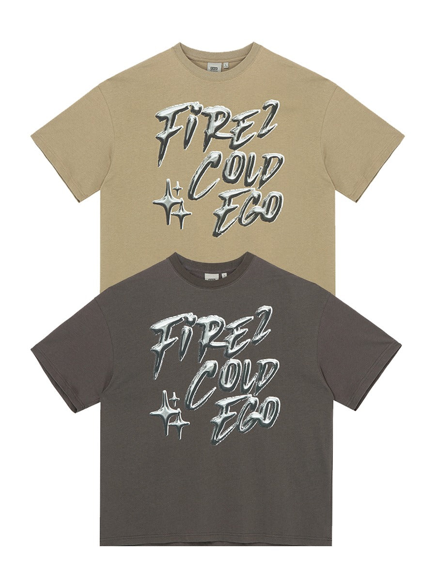 F2CE Metal Logo Print Tee
