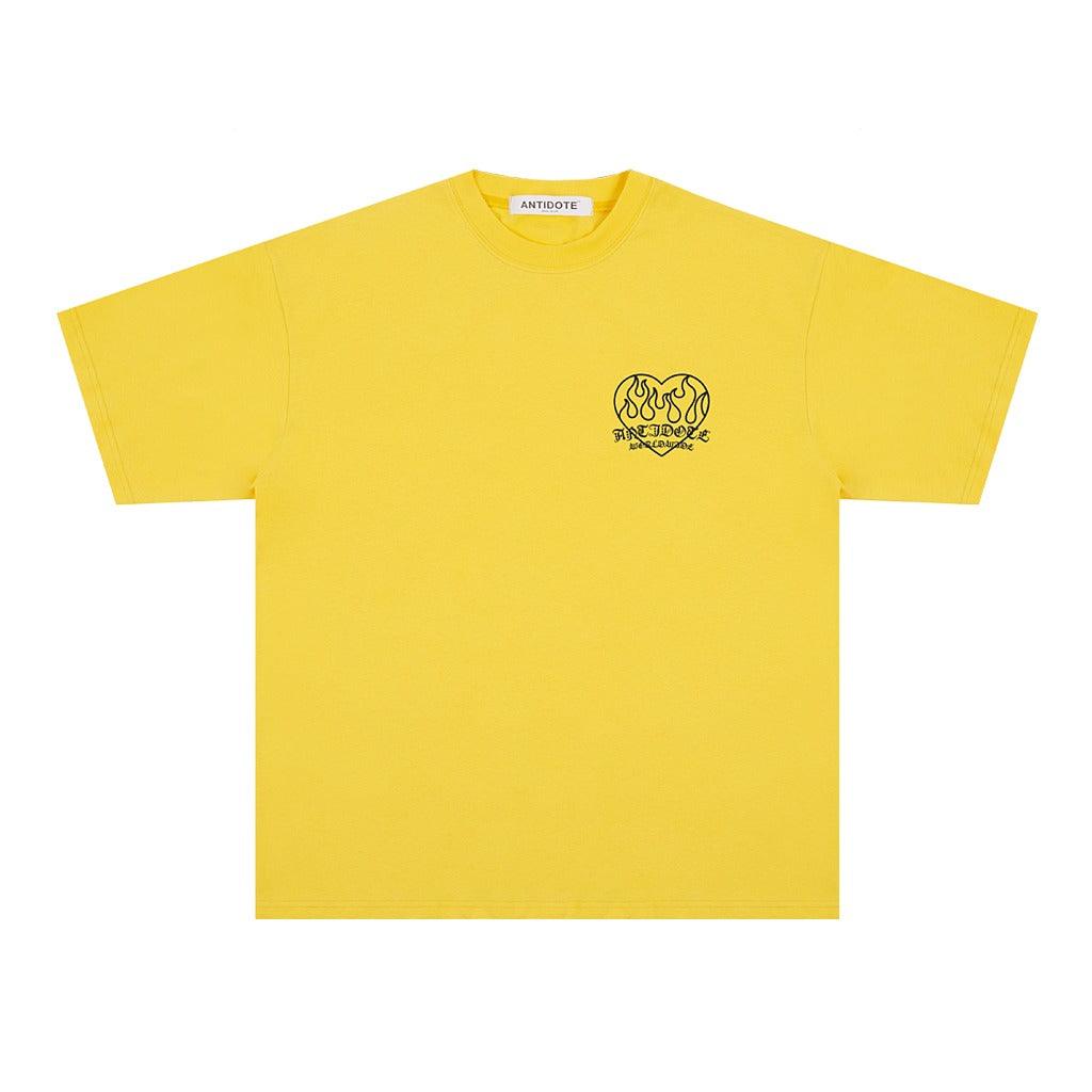 Antidote Flame Love Logo Print Tee